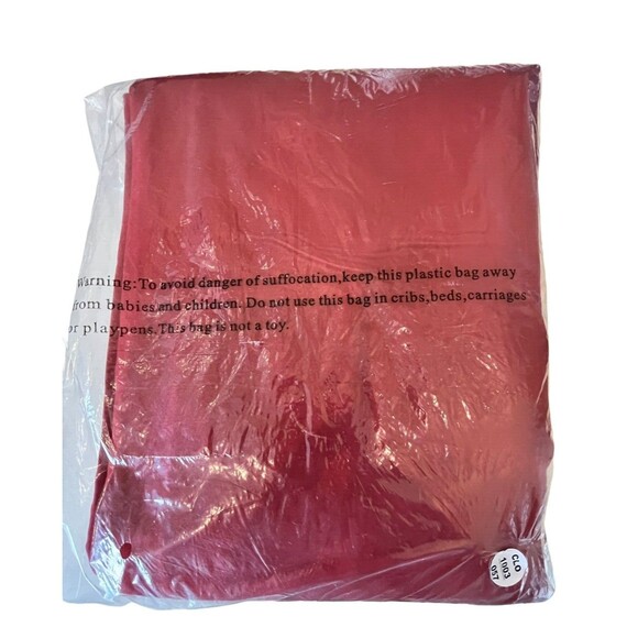 Mainstays full Sz NEW Bag Soft Brushed Microfiber Bedskirt/pillow cases Maroon - Picture 2 of 5